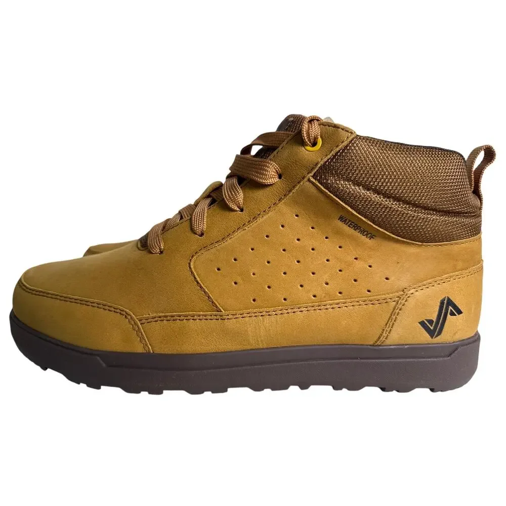 Forsake Mason Mid‎ Casual Sneaker Boot Shoes Men's 10 Tan Leather Waterproof